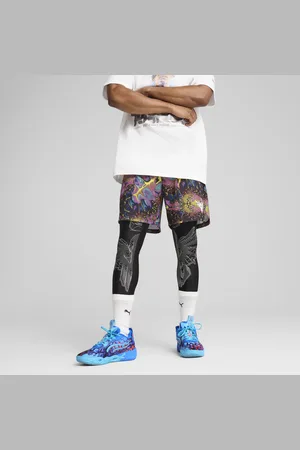 PUMA Męskie legginsy do koszykówki 2 w 1 Melo Alien Skins