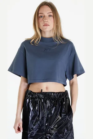Reebok T-shirt Washed Cropped Tee S