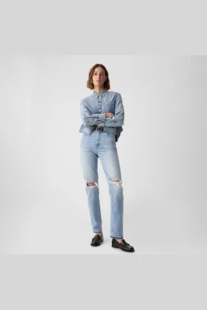 GAP Spodnie Denim Pants Straight - High Rise W26
