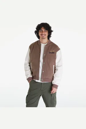 Guess Kurtka Sanded Denim Bomber Jacket L