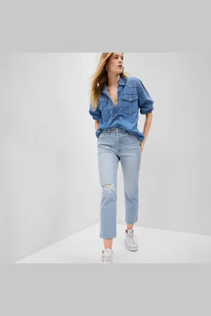 GAP Spodnie Denim Pants Straight - High Rise W27
