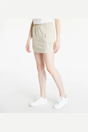 Calvin Klein Spódnica JEANS Embroidered Monologo Straight Skirt S