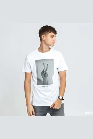 Urban classics T-shirt Peace Sign Tee M