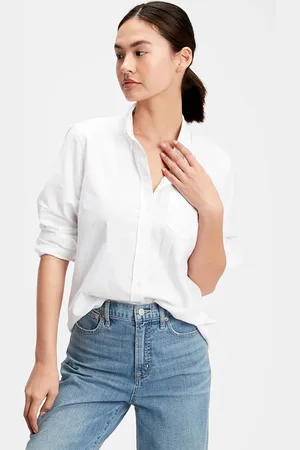 GAP Koszula Fitted Oxford Shirt XXS