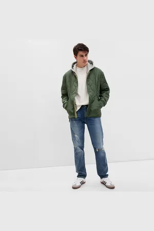 GAP Spodnie Slim Str Med Destroy 30/30