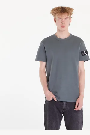Calvin Klein T-shirt Jeans Waffle Cotton Badge T-Shirt S