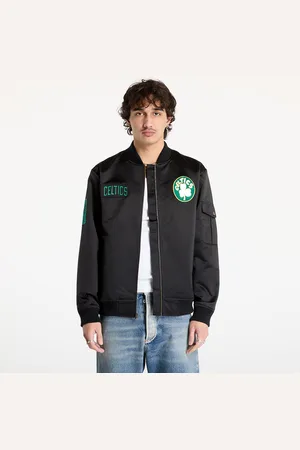 Mitchell & Ness Kurtka NBA Team Leader Satin Vintage Logo Celtics Bomber L