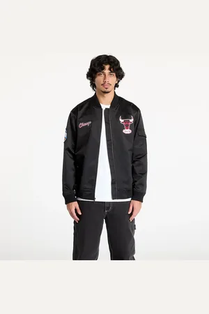 Mitchell & Ness Kurtka NBA Team Leader Satin Vintage Logo Bulls Bomber M
