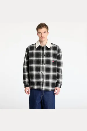 Tommy Hilfiger Koszula Tommy Jeans Check Teddy Mix Overshirt M