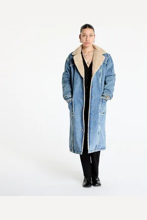 Guess Kurtka Fur Denim Coat M