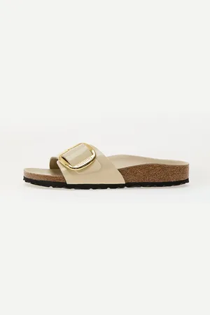 Birkenstock Trampki Madrid Big Buckle Natural Leather Patent EUR 36