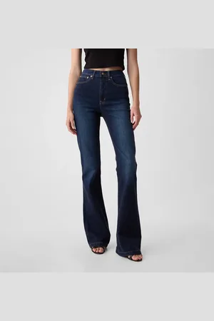 GAP Spodnie 70S Flare High Rise Dk Holzer Jeans W28