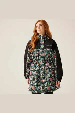 Regatta X Christian Lacroix - Damska Kurtka Parka Przeciwdeszczowa Ocieplana Cailar we Wzór