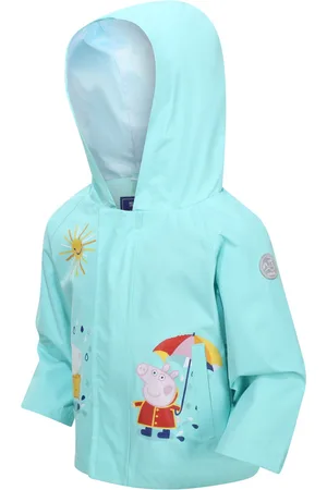 Regatta Dziecięca Kurtka Przeciwdeszczowa Peppa Summer Aruba Blue