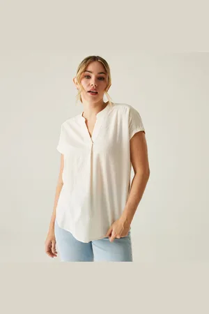 Regatta Damska Koszula Rianne V-neck Kremowy