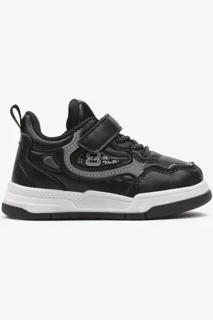 Renee Czarne Płaskie Buty Sportowe Sneakersy z Geometrycznym Wzorem Adevea