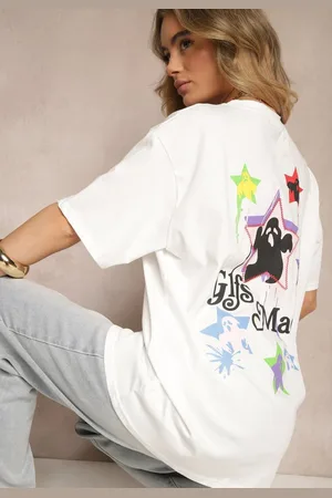 Renee T-shirt z Bawełną i Ozdobnym Nadrukiem Sovreti