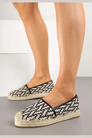 Renee Czarne Espadryle z Plecionym Sznurkiem Nimiorra