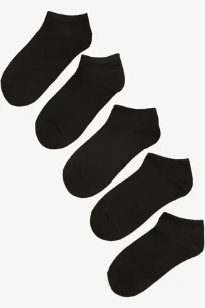 Renee Czarne Skarpety Typu Stopki z Bawełny 5-Pack Arririda