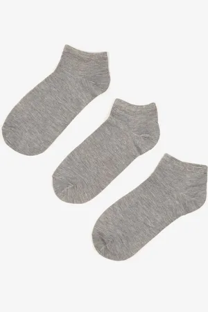 Renee Szare Skarpety z Bawełny 3-Pack Salloren