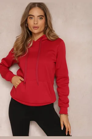 Renee Czerwona Bluza z Kapturem Corbetes