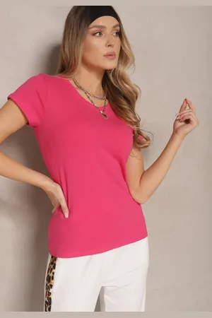 Renee T-shirt Basic z Bawełny Liaselle