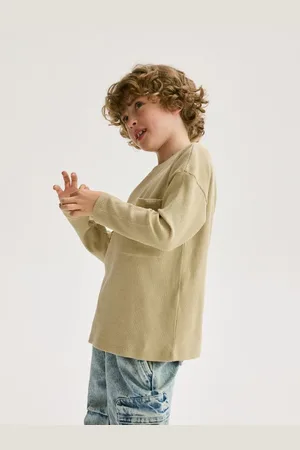 Reserved Koszulka longsleeve z kieszenią