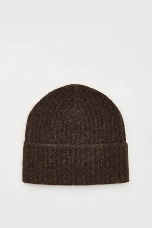 Reserved Czapka beanie z domieszką wełny
