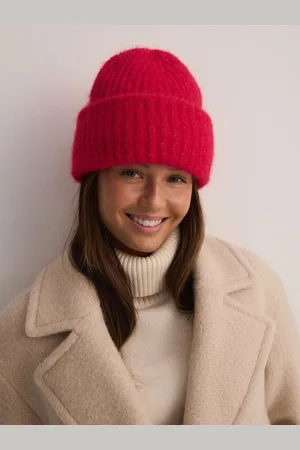 Reserved Czapka beanie z domieszką wełny