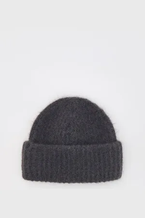 Reserved Czapka beanie z domieszką wełny