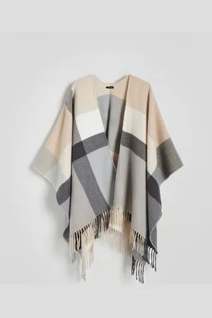 Reserved Poncho z dodatkiem wiskozy