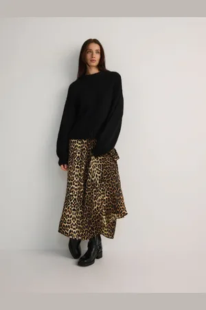 Reserved Satynowa spódnica maxi