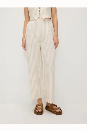 Reserved Spodnie chino z wiskozy