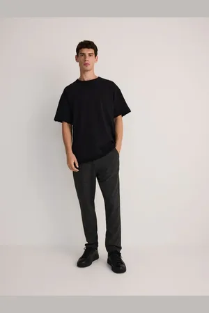 Reserved Spodnie chino slim z wiskozą