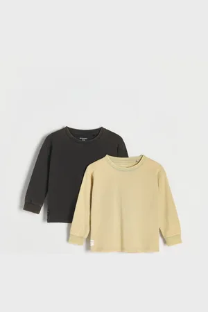 Reserved Bawełniany longsleeve 2 pack