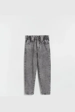 Reserved Jeansy paperbag high waist