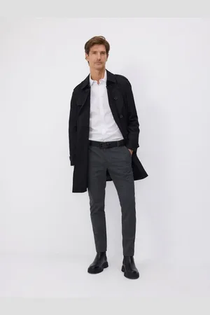 Reserved Spodnie chino slim z wiskozą