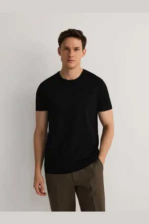 Reserved T-shirt slim fit z modalem