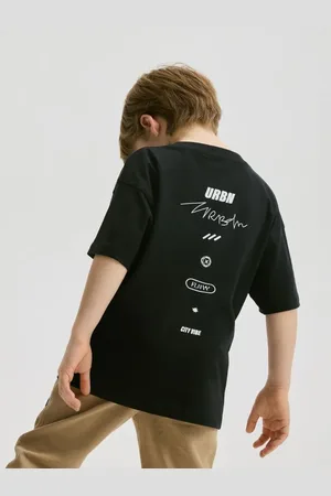 Reserved Bawełniany t-shirt z nadrukiem
