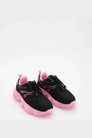 Reserved Buty sportowe z neonowymi wstawkami