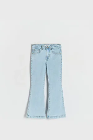 Reserved Jeansy flare high waist