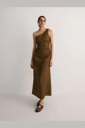 Reserved Sukienka maxi z lnu
