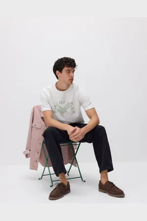 Reserved T-shirt regular z nadrukiem