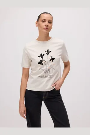 Reserved Bawełniany t-shirt z nadrukiem