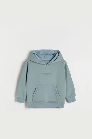 Reserved Bawełniana bluza z kapturem