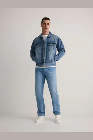 Reserved Jeansy straight fit z efektem sprania