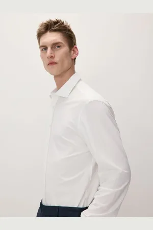 Reserved Dzianinowa koszula slim fit