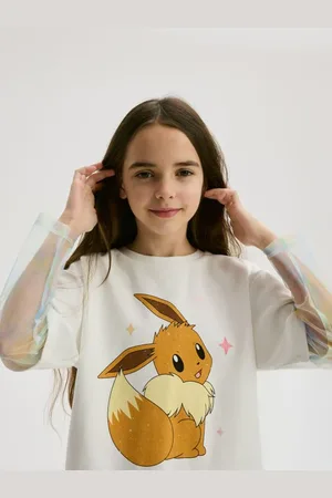 Reserved Bluzka z łączonych materiałów Pokemon