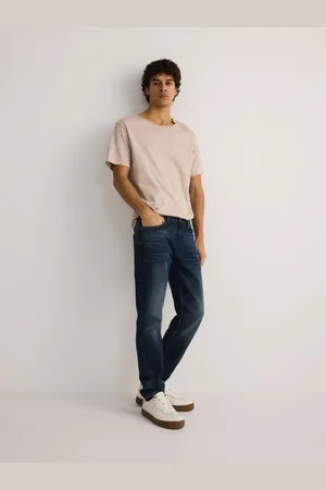 Reserved Jeansy slim z efektem sprania