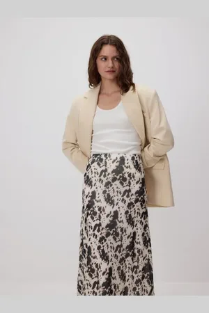 Reserved Wzorzysta spódnica maxi